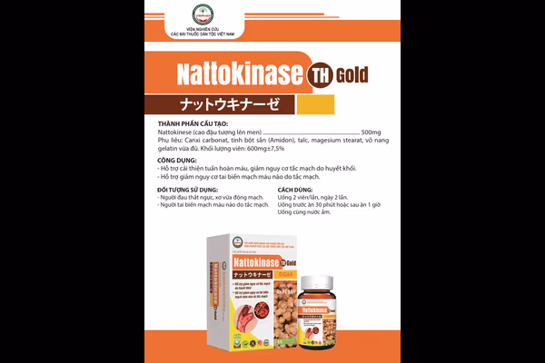 NATTOKINASE - HỖ TRỢ GIẢM NGUY CƠ TAI BIẾN 5